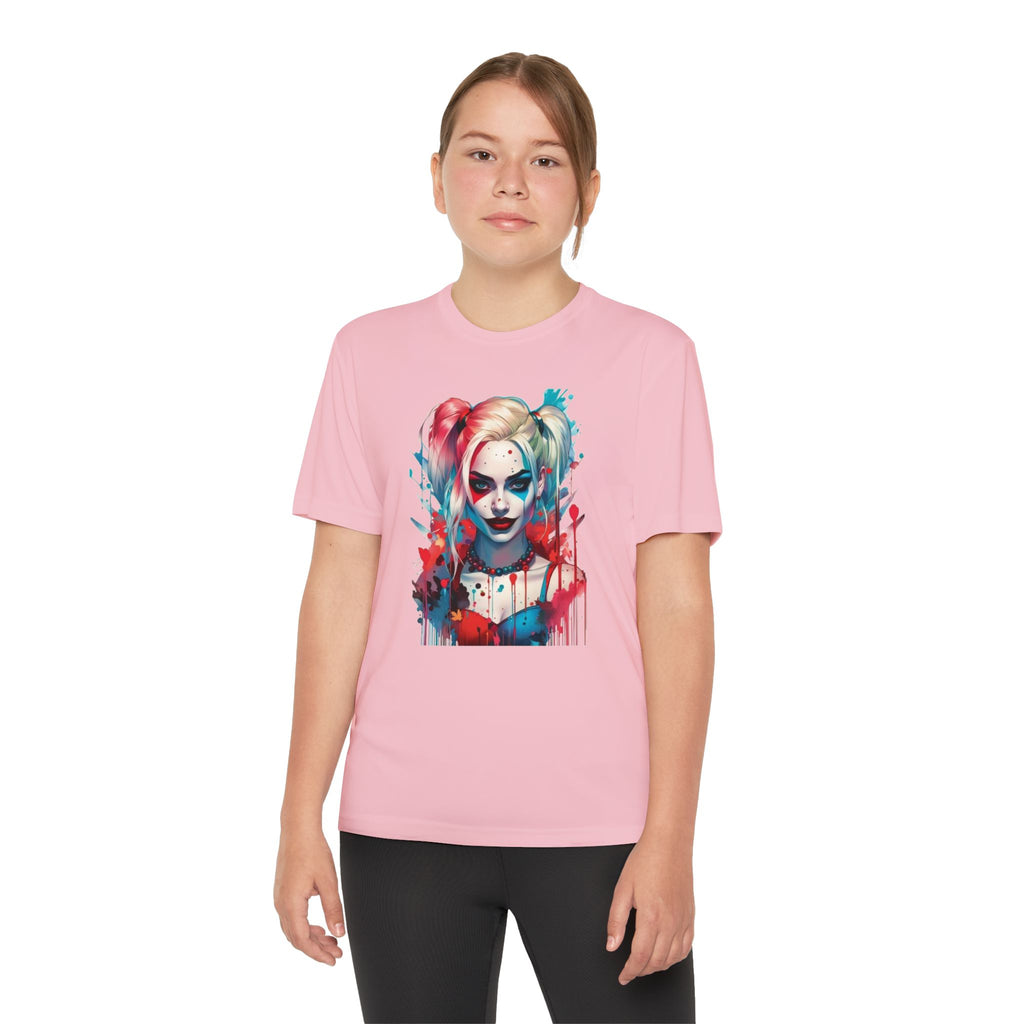 Superhero Youth T-Shirt Sports Graphic Tee, Cool Athletic Shirt for Kids