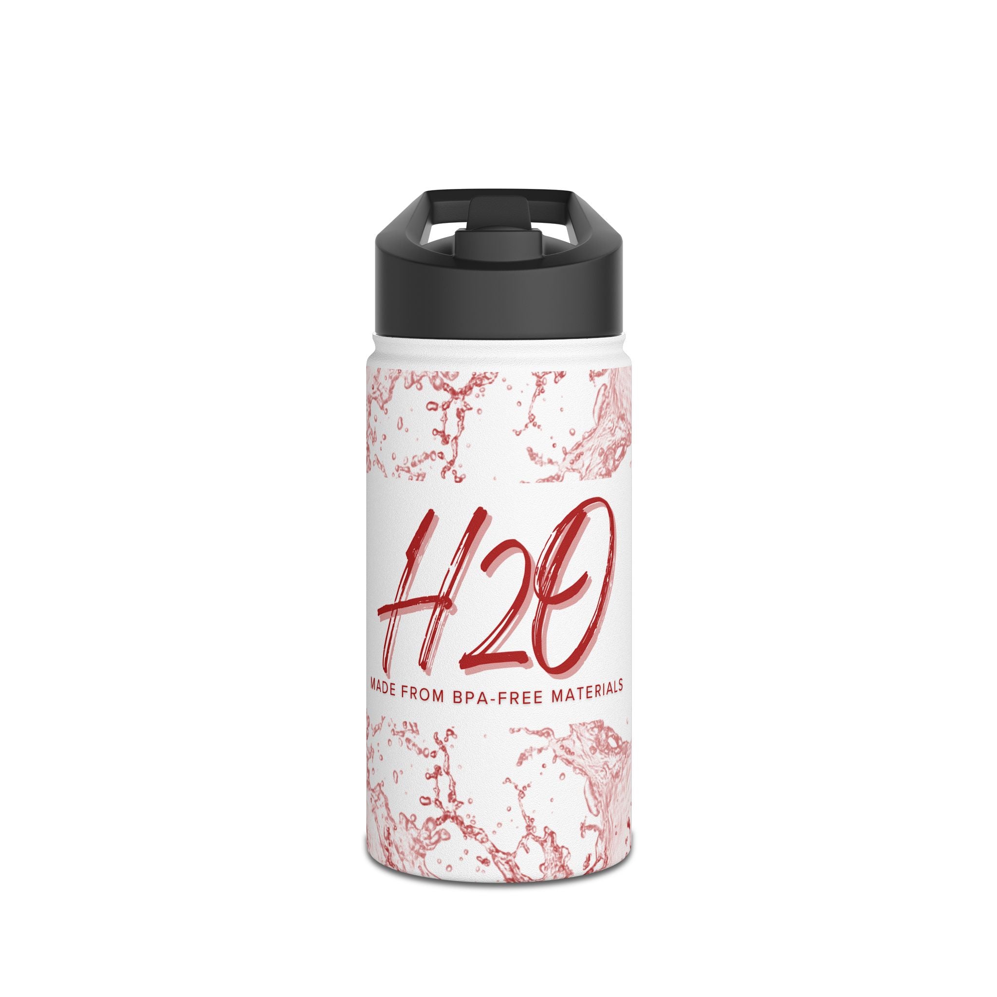 H2O Stainless Steel Water Bottle, Eco-Friendly Hydration for Travel, Sports, Yoga, Gifts, Outdoor Adventures