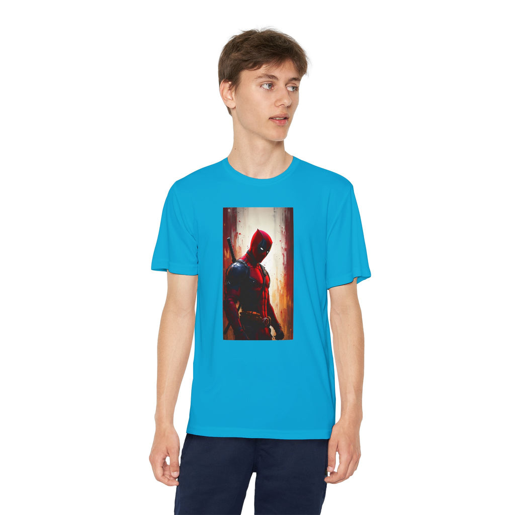 Deadpool Superhero Marvel Patriotic, Kids Graphic T-Shirt, Boys Hero Top, Girls Comic Book Clothing, Birthday