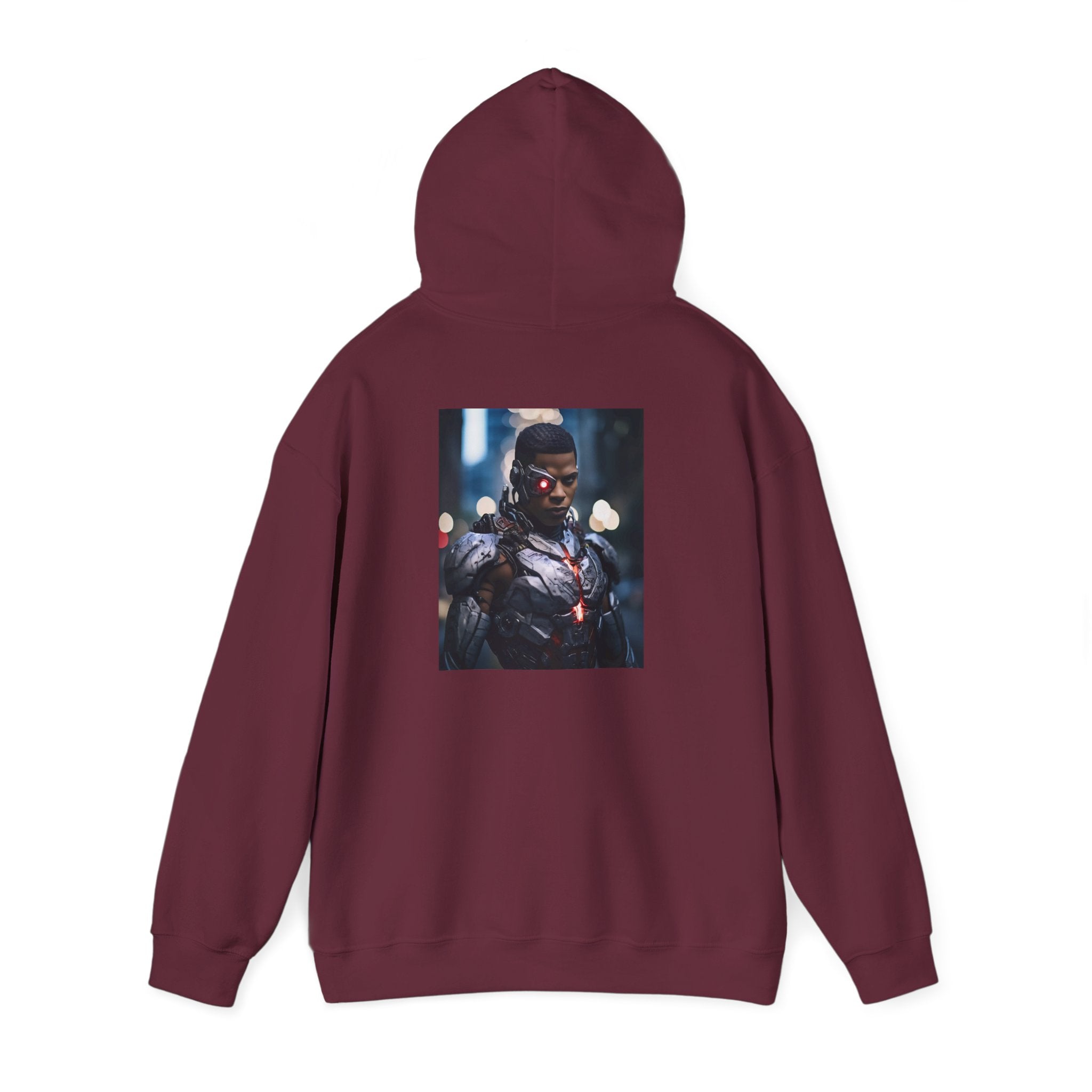 Hooded Sweatshirt - Cyborg Design