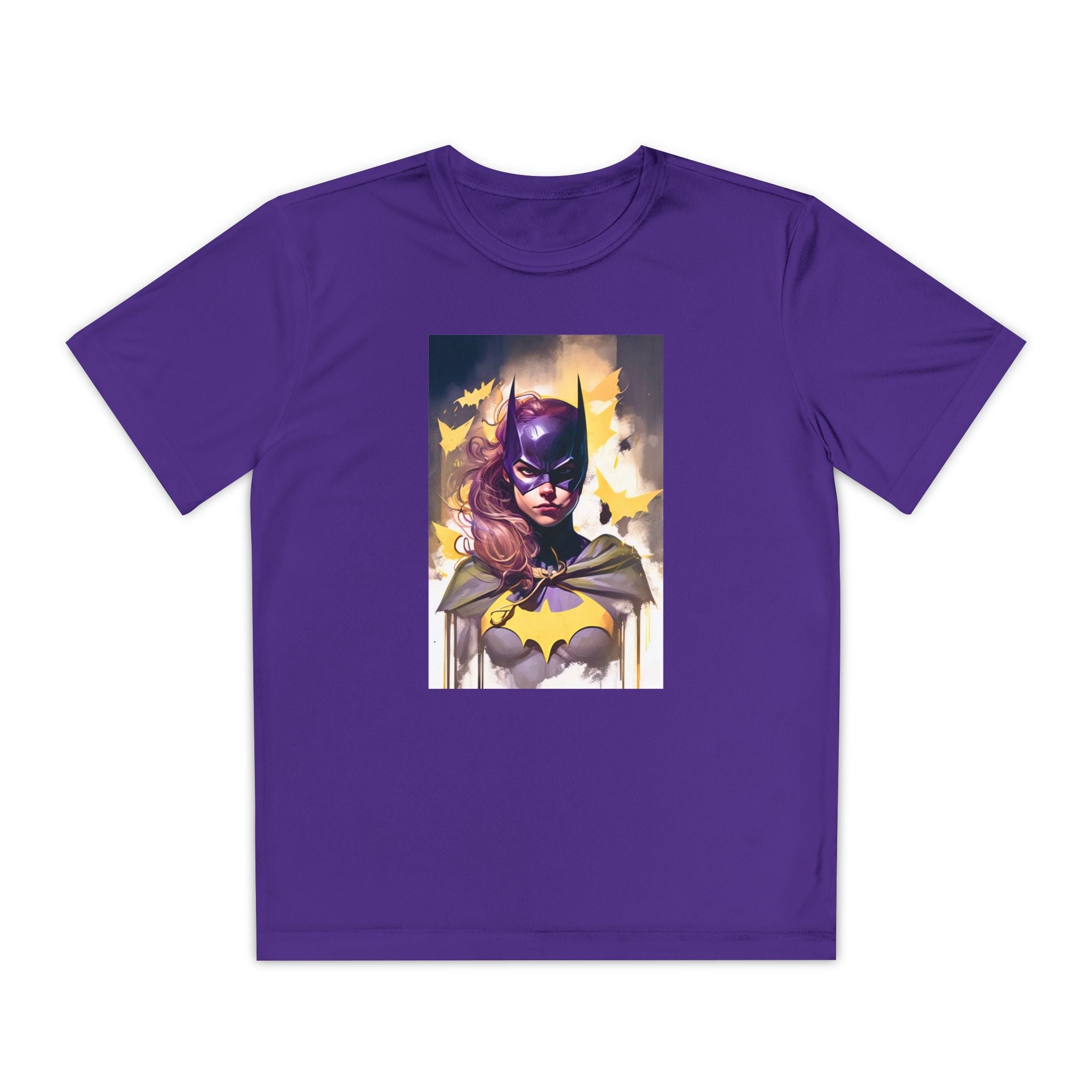 Superhero Youth T-Shirt Sports Graphic Tee, Cool Athletic Shirt for Kids