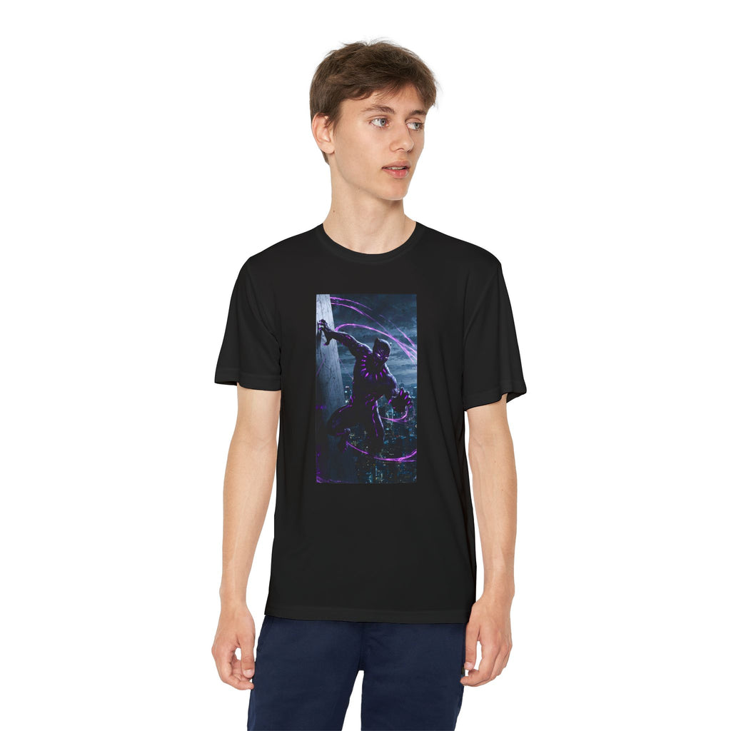 The Black Panther Superhero Marvel Patriotic, Kids Graphic T-Shirt, Boys Hero Top, Girls Comic Book Clothing, Birthday