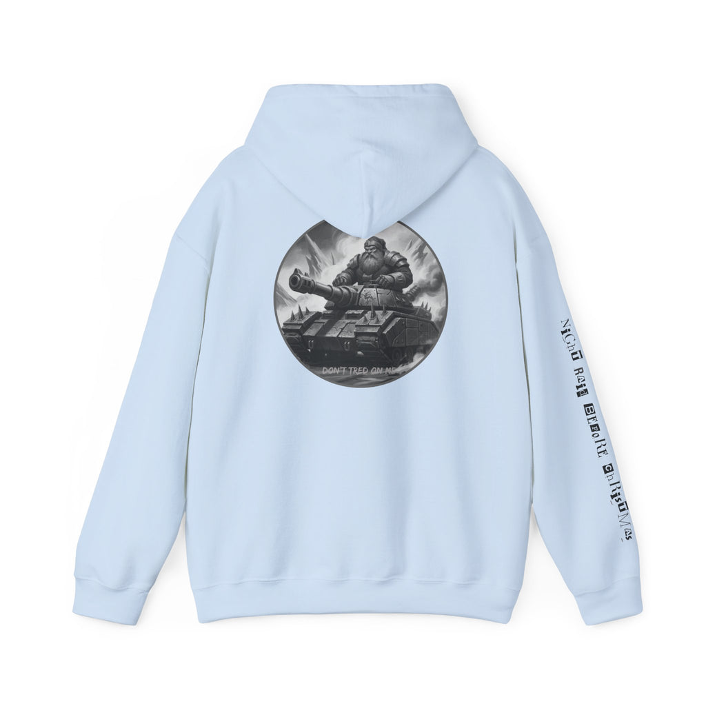 Santa Claus On A Tank Christmas Patriotic Hoodie Rebel Spirit Unisex Hoodie