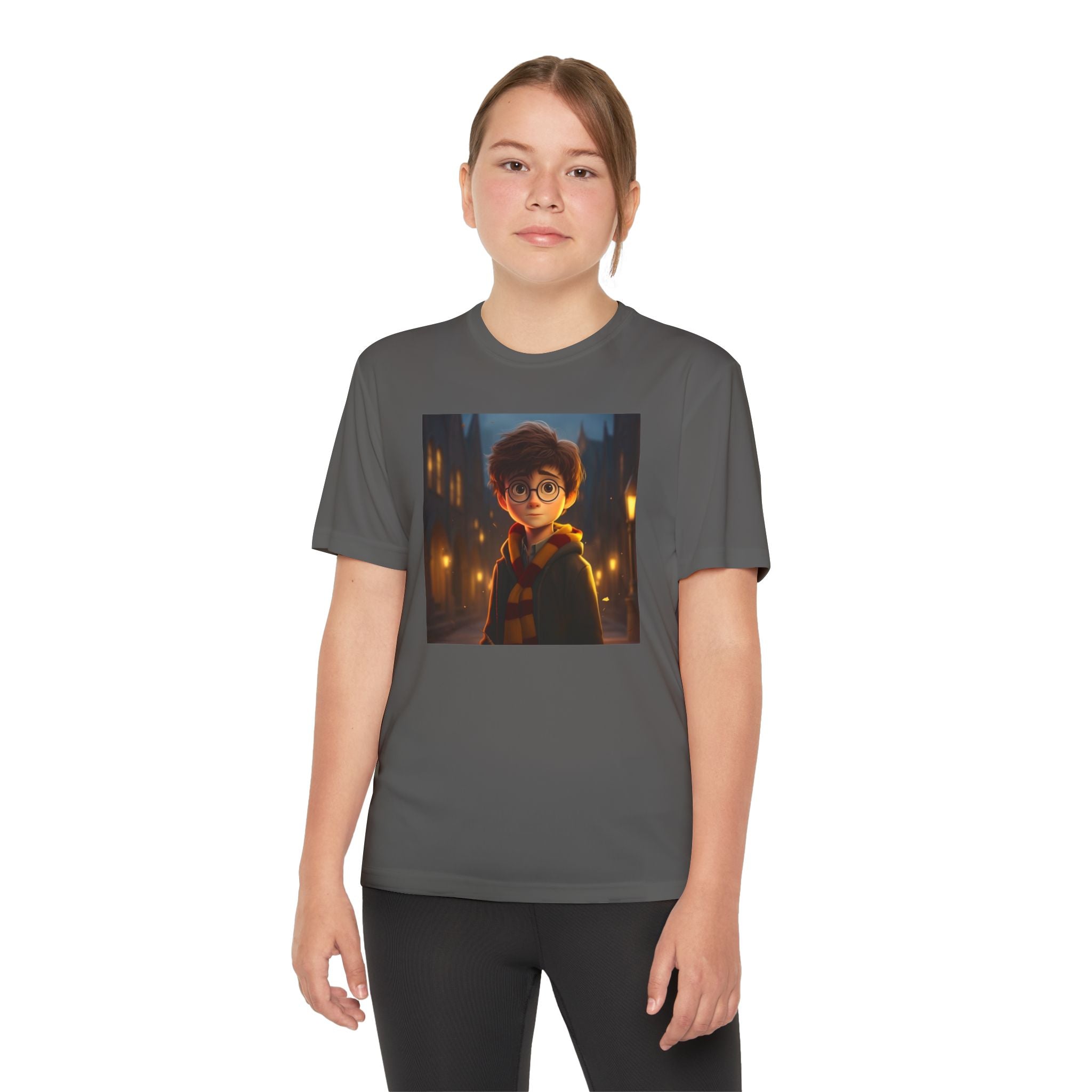 Youth Competitor Tee - Harry Potter, Wizard School Shirt, Magical Kids Top, Hogwarts Fan Gift, Sorcerer's Stone T-Shirt