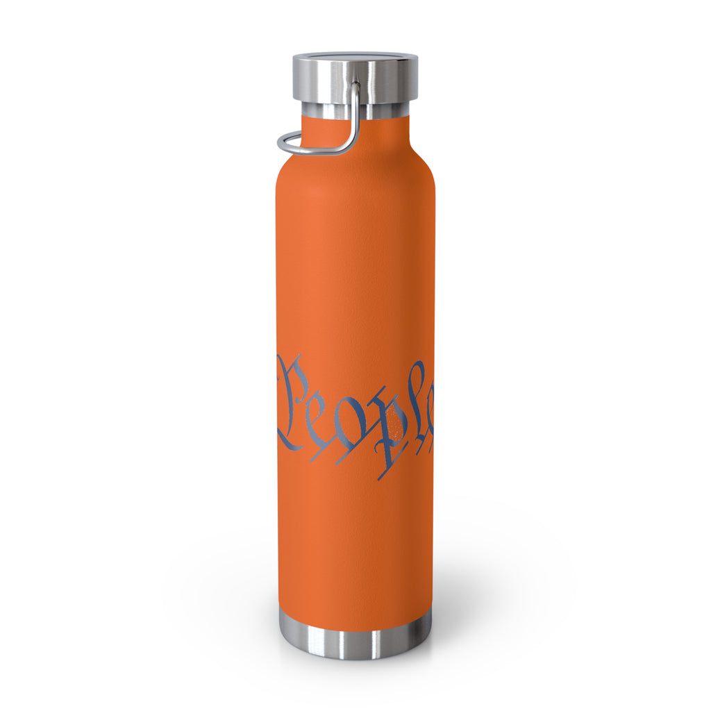 We The People Patriotic Copper Insulated Water Bottle