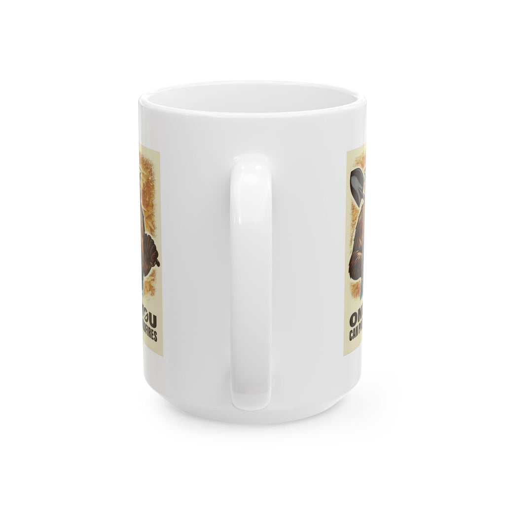 Smokey Bear Firefighter Coffee Mug, Tea Cup, Gift for First Responders, Campfire Enthusiasts, Firefighters Appreciation, Firefighting, Fire
