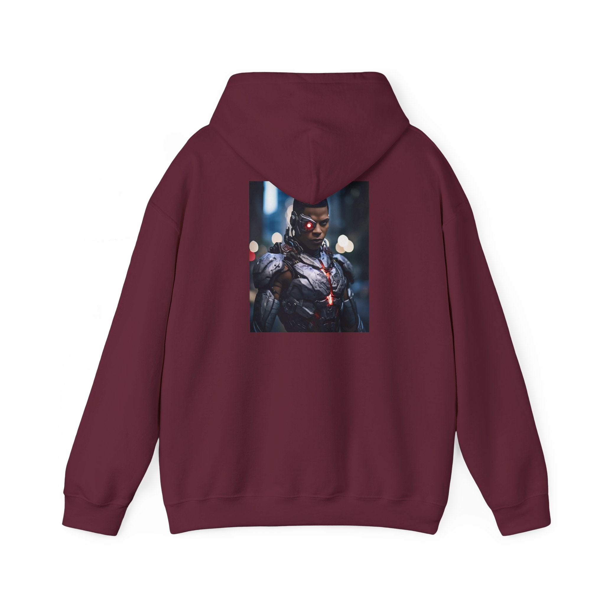 Hooded Sweatshirt - Cyborg Design