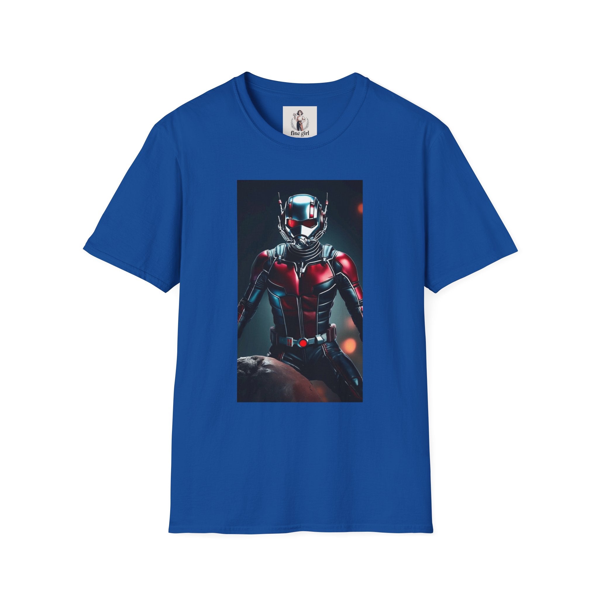 Antman Superhero Marvel Unisex Softstyle T-Shirt, Comic Book Tee, Geeky Clothing, Cosplay Costume Top