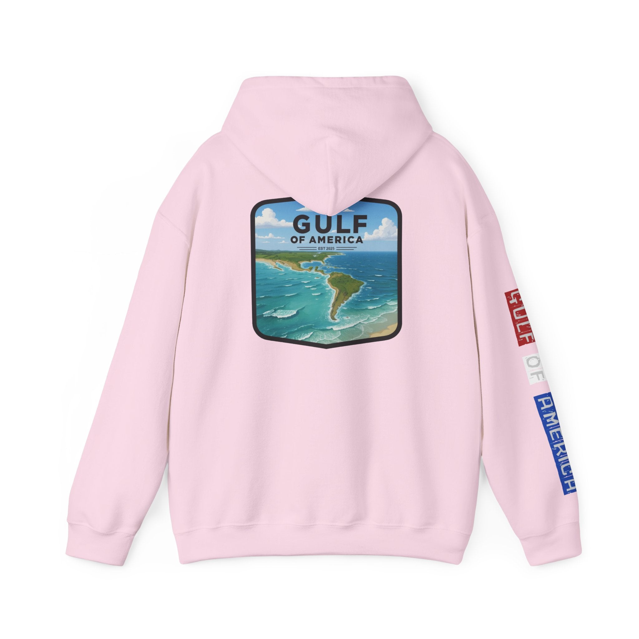 Gulf Of America Patriotic Hoodie, USA Patriotism Sweatshirt, American Flag Pullover, Independence Day Apparel, Fourth of July Gift
