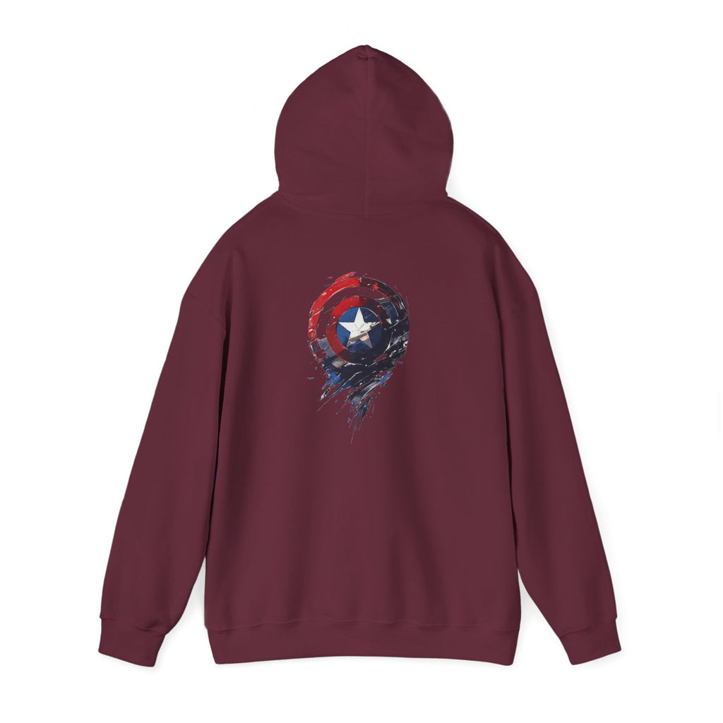 Hooded Sweatshirt - Captain America Design