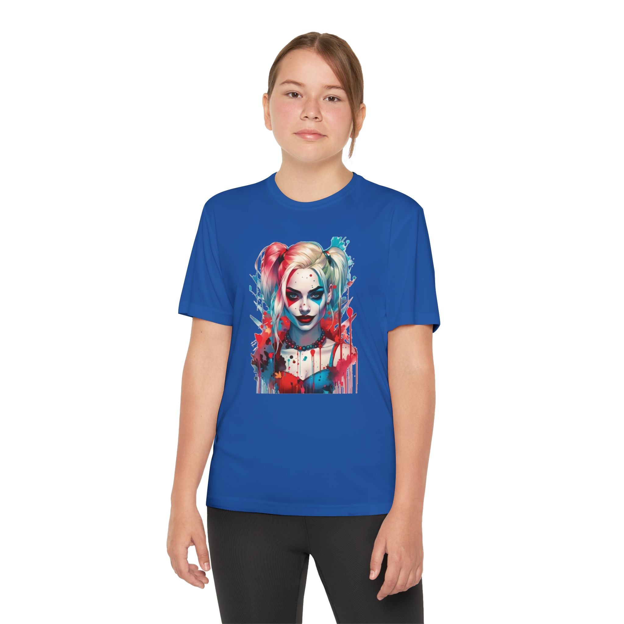 Superhero Youth T-Shirt Sports Graphic Tee, Cool Athletic Shirt for Kids