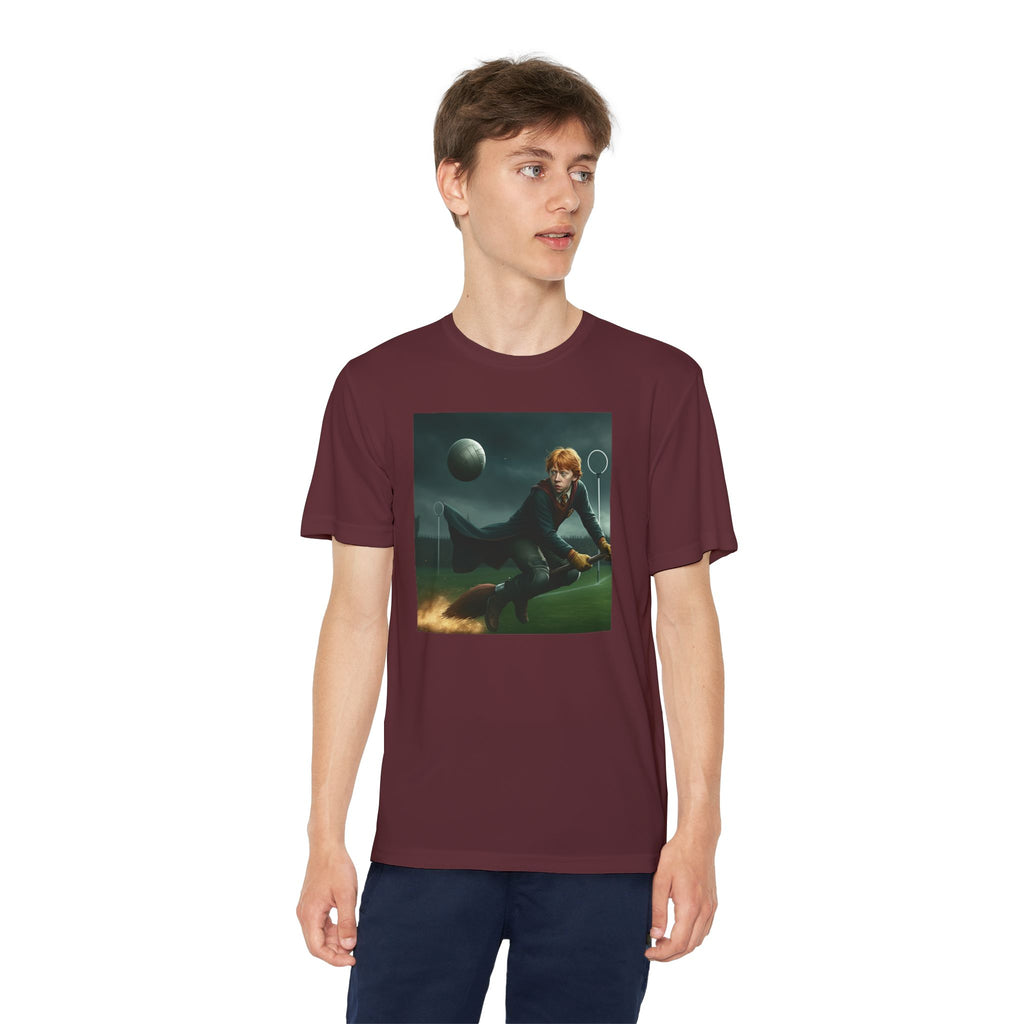 Youth Competitor Tee - Harry Potter, Wizard School Shirt, Magical Kids Top, Hogwarts Fan Gift, Sorcerer's Stone T-Shirt