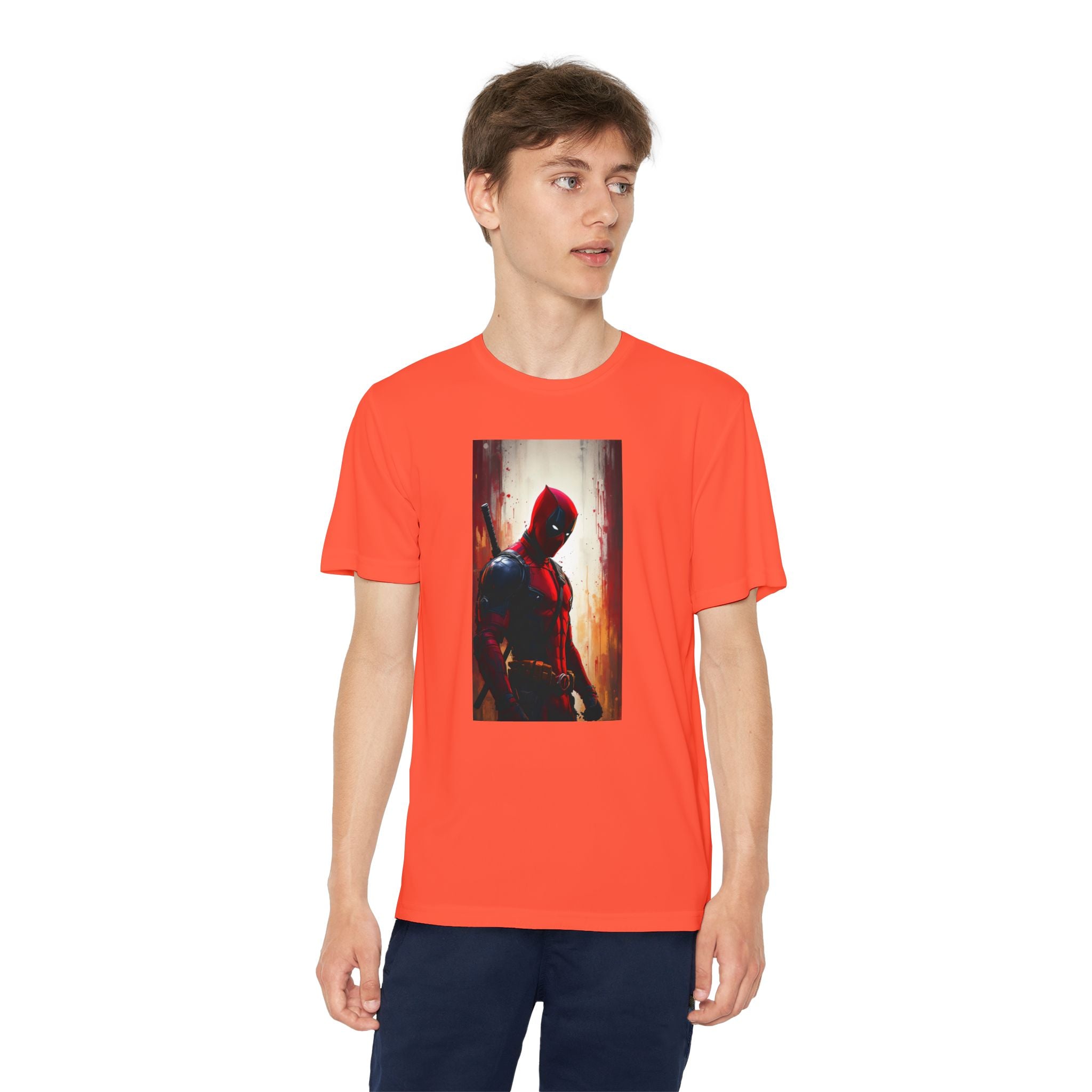 Deadpool Superhero Marvel Patriotic, Kids Graphic T-Shirt, Boys Hero Top, Girls Comic Book Clothing, Birthday