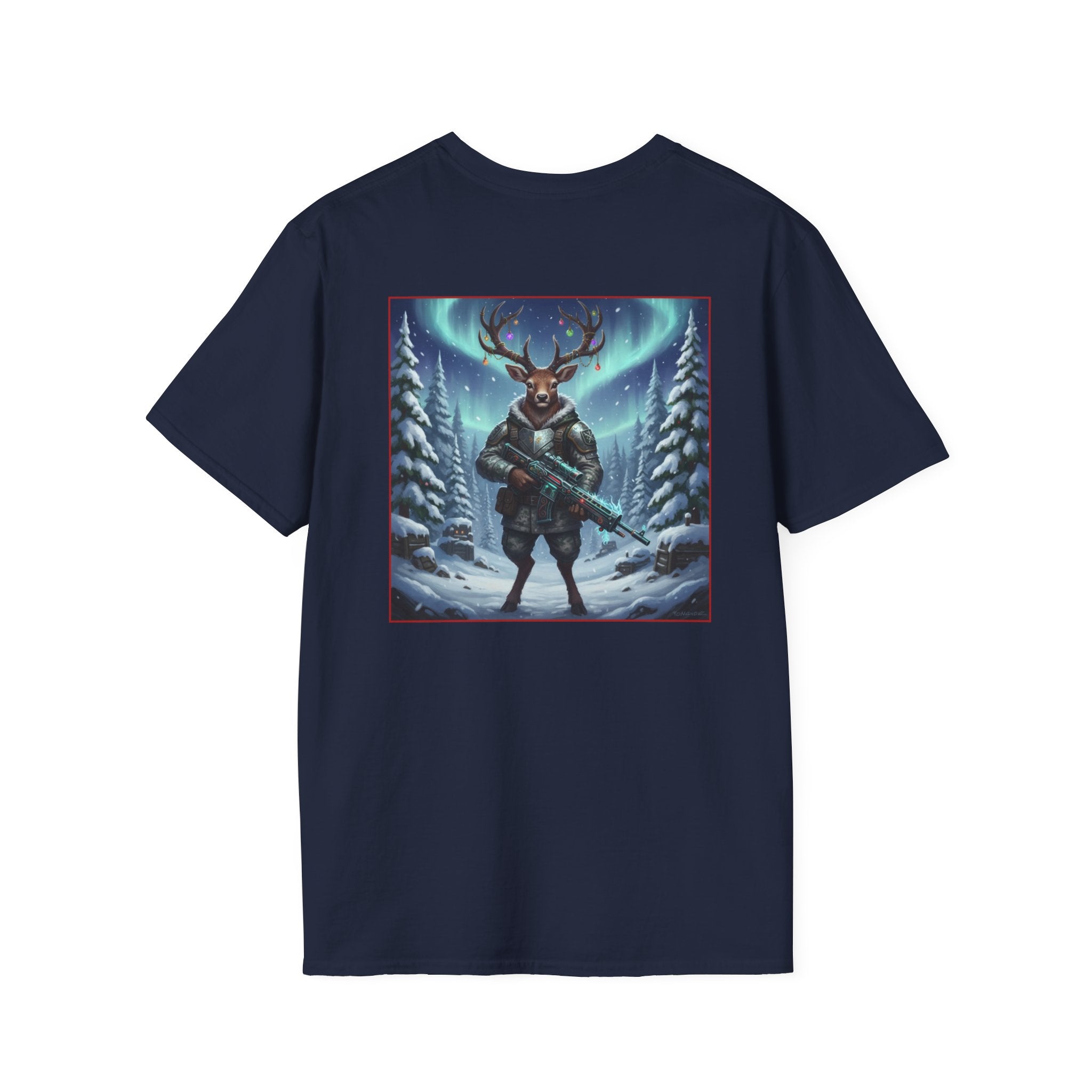 Yule Guard Patriotic Christmas Holiday ~ Unisex Softstyle T-Shirt
