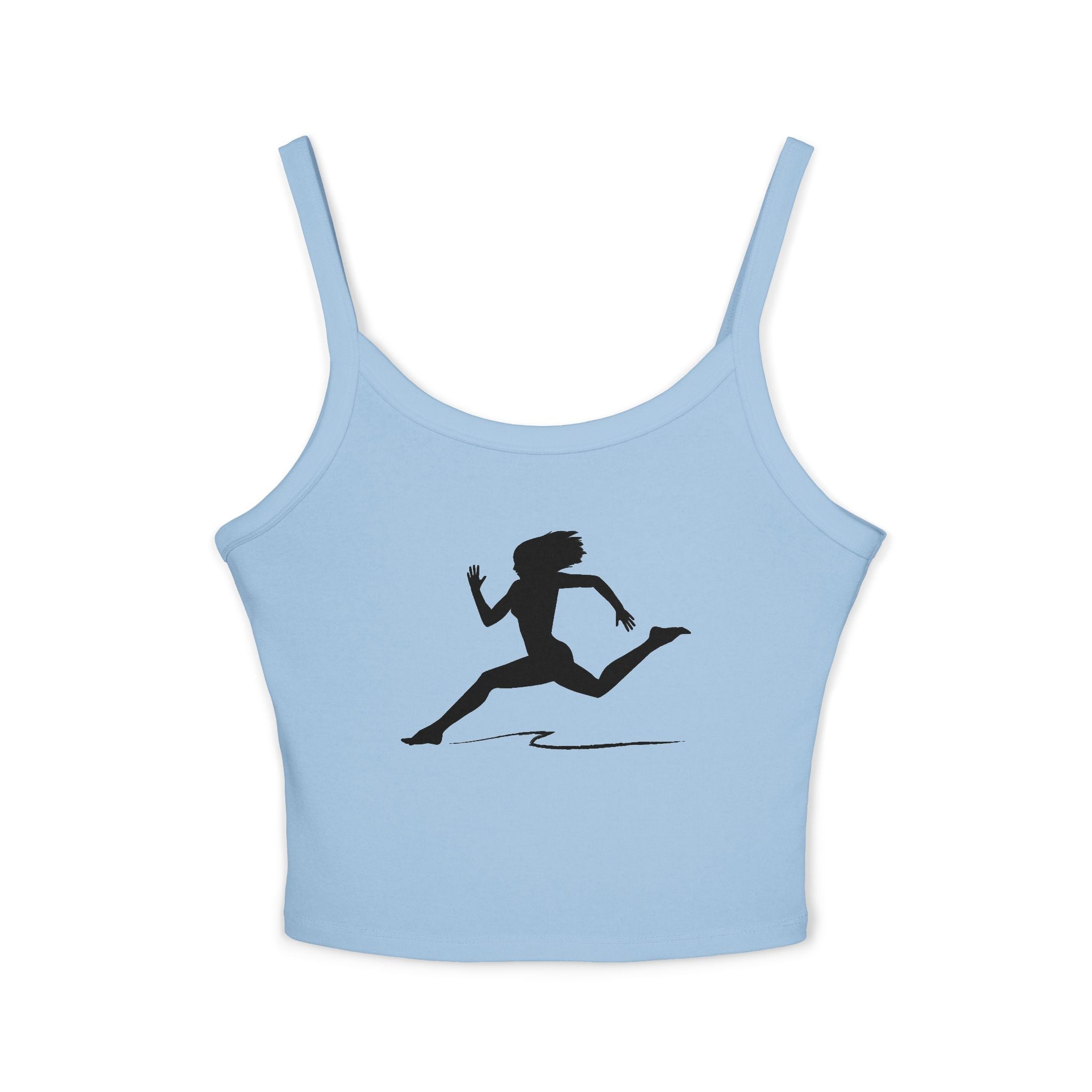 Running Woman Tank Top, Athletic Workout Top, Fitness Sleeveless Shirt, Jogging Muscle Tee, Exercise Gym Cami