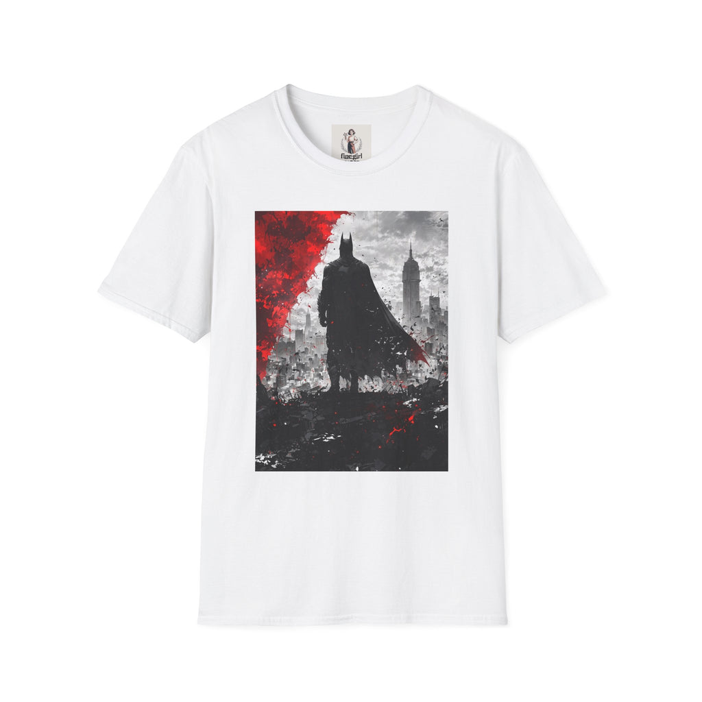 Batman Marvel Unisex Softstyle T-Shirt, Comic Book Tee, Geeky Clothing, Cosplay Costume Top