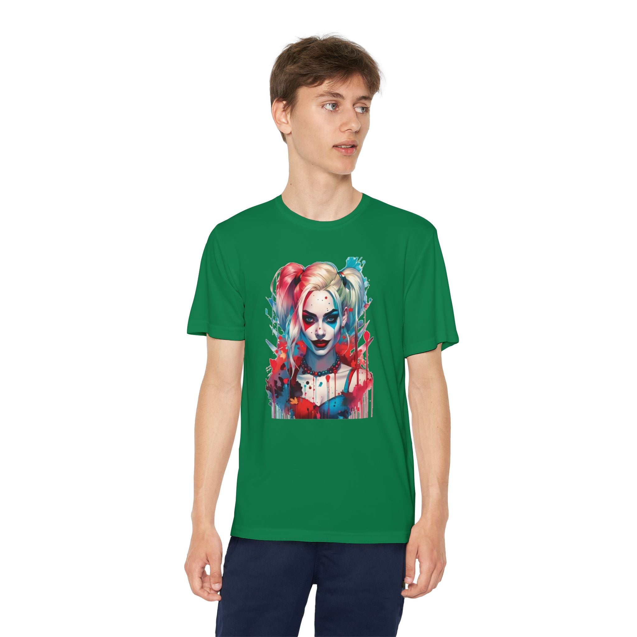 Superhero Youth T-Shirt Sports Graphic Tee, Cool Athletic Shirt for Kids