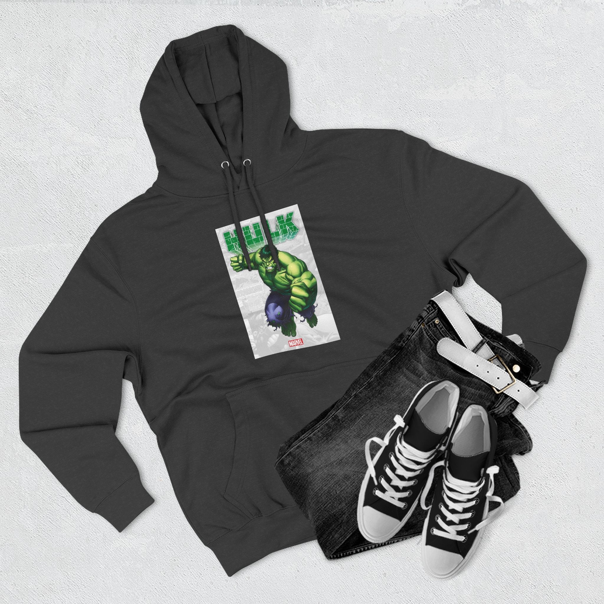The Incredible Hulk Three-Panel Fleece Hoodie