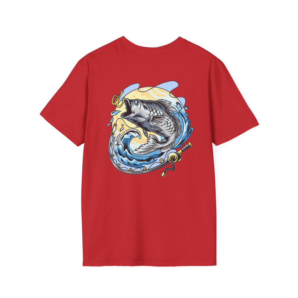 Patriotic Fishing Tshirt, American Flag Tee, 4th of July Shirt, USA Independence Day Top, Patriotic Graphic Tee, Unisex Patriotic