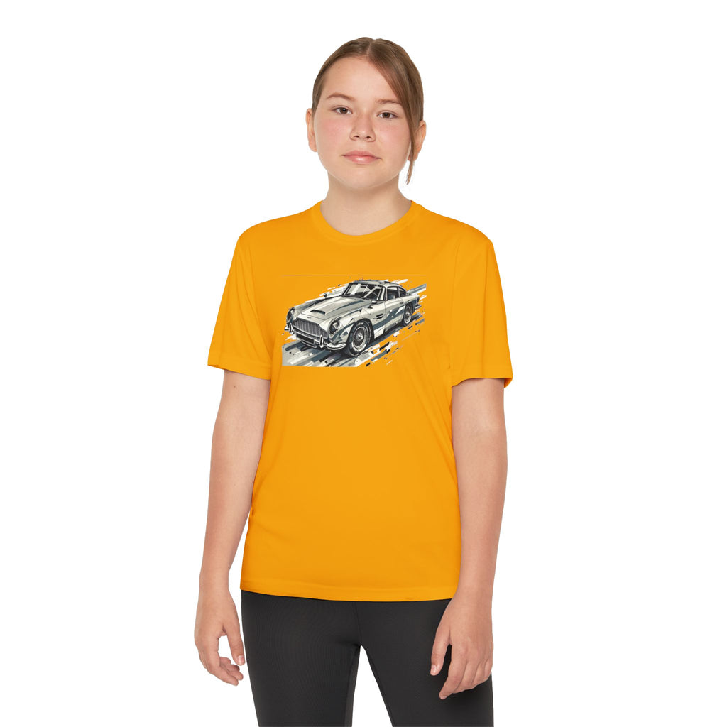 Aston Martin Youth T-Shirt Sports Graphic Tee, Cool Athletic Shirt for Kids, Perfect for Sports Events, Team Spirit