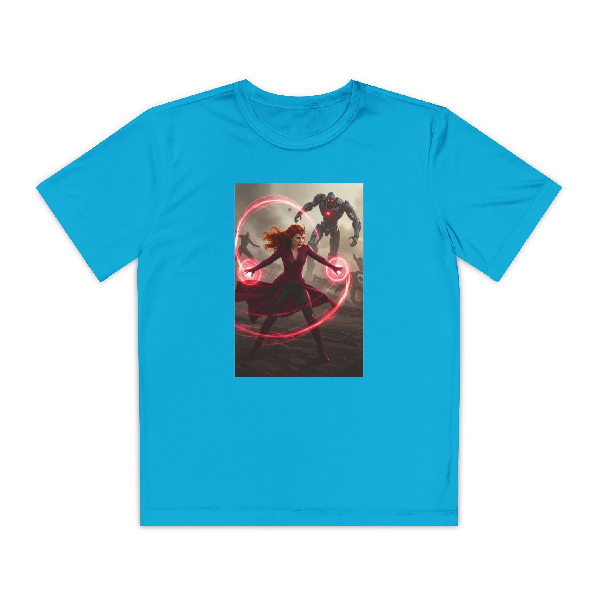 Superhero Youth T-Shirt Sports Graphic Tee, Cool Athletic Shirt for Kids