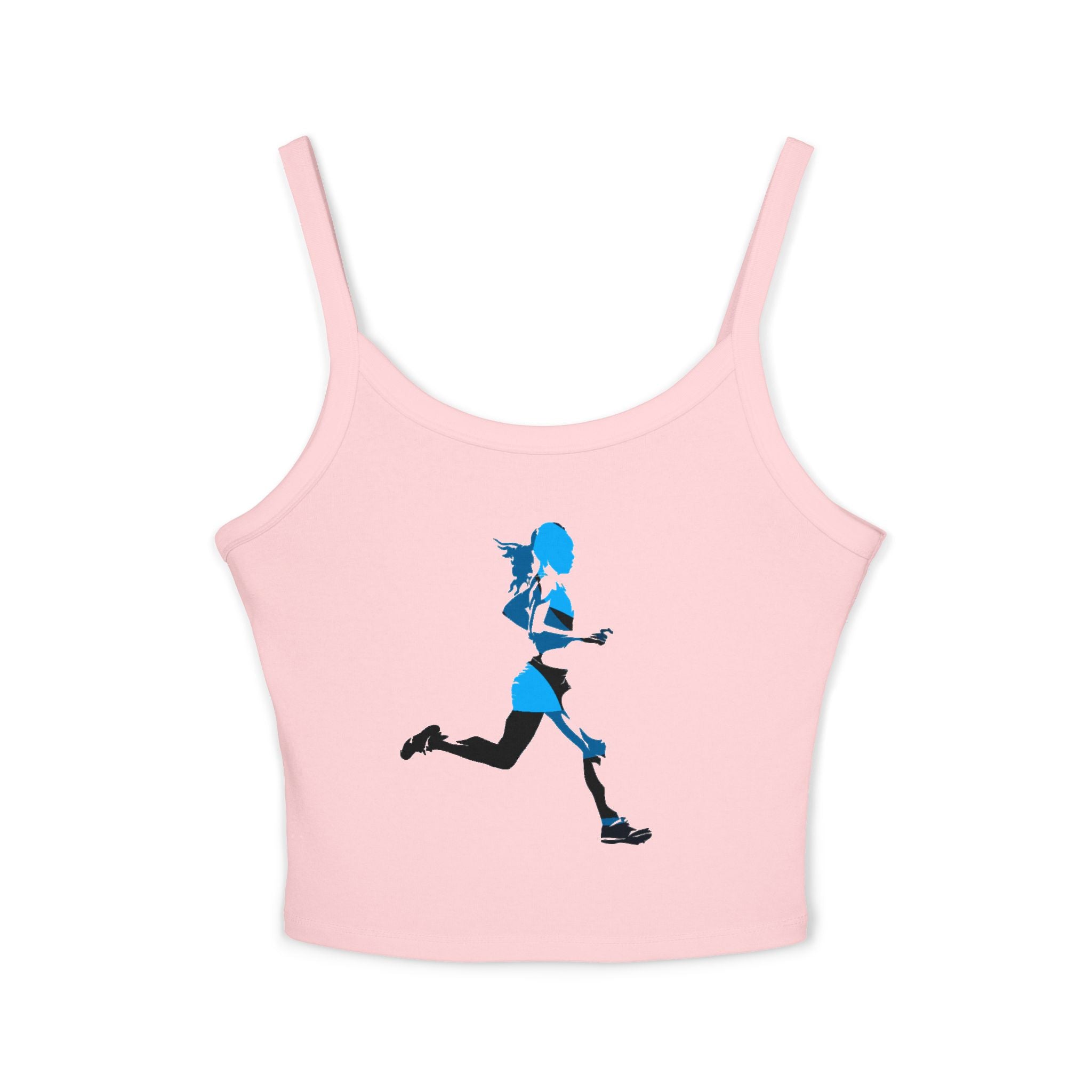 Running Woman Tank Top, Athletic Workout Top, Fitness Sleeveless Shirt, Jogging Muscle Tee, Exercise Gym Cami