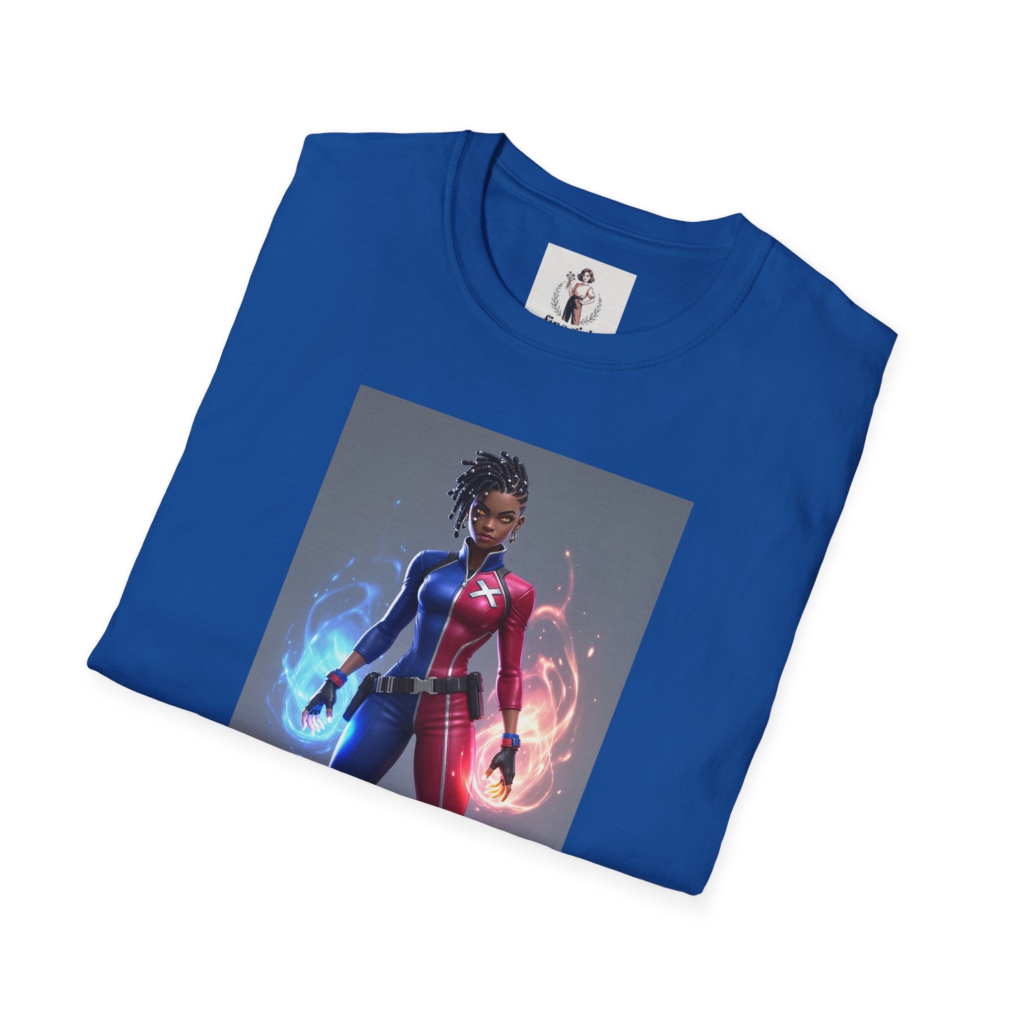 Mercedes Knight Superhero Marvel Unisex Softstyle T-Shirt, Comic Book Tee, Graphic Novel Shirt, Geeky Clothing, Cosplay Costume Top