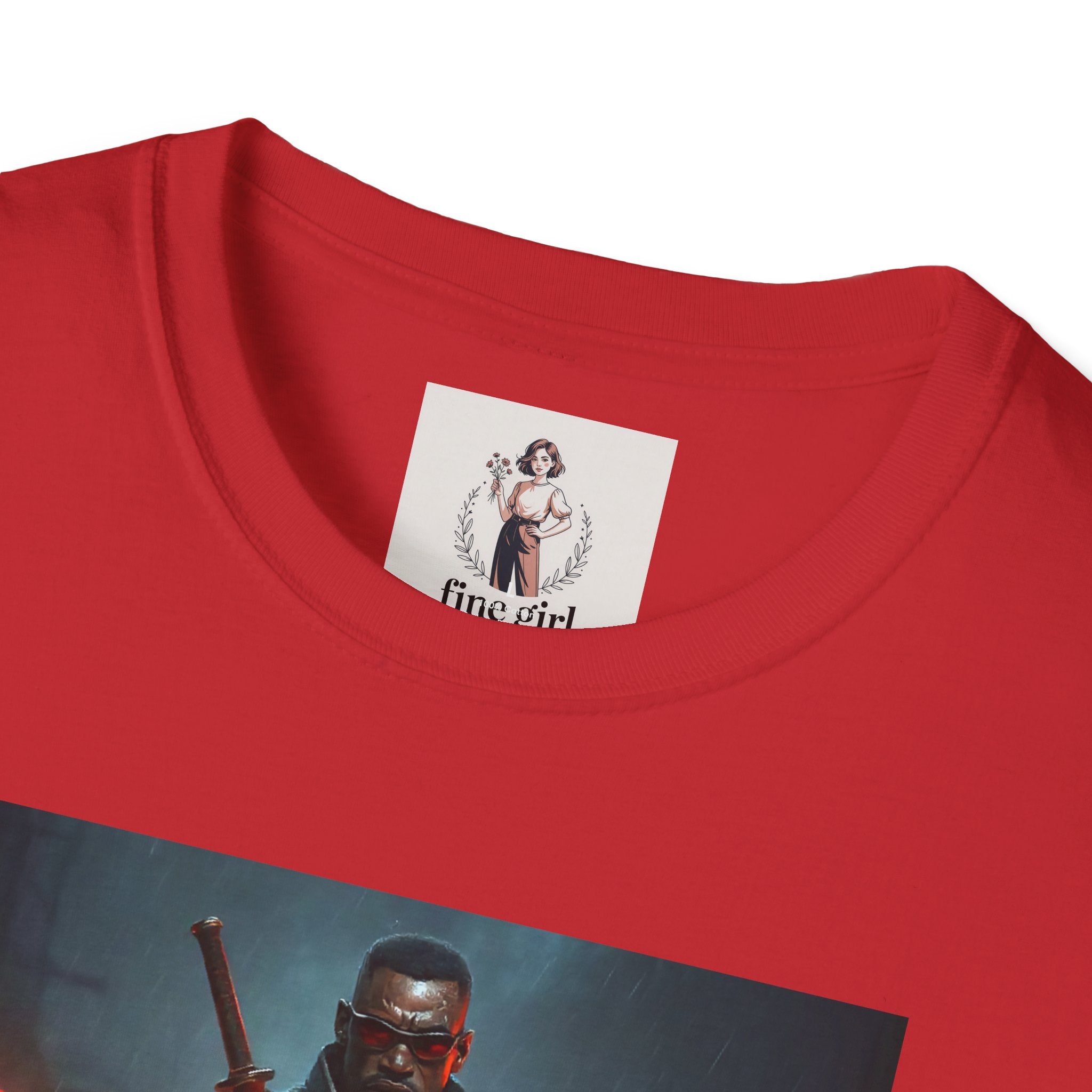 Blade Superhero Marvel Unisex Softstyle T-Shirt, Comic Book Tee, Geeky Clothing, Cosplay Costume Top