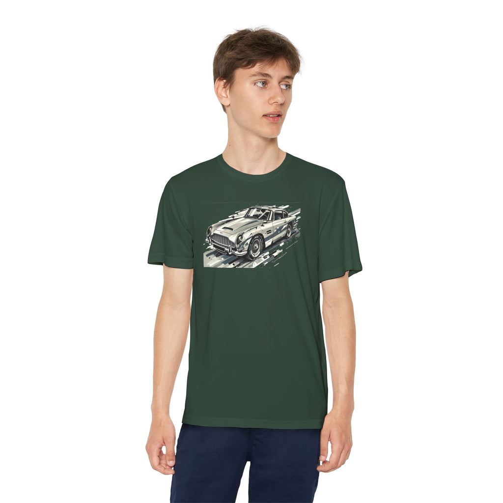 Aston Martin Youth T-Shirt Sports Graphic Tee, Cool Athletic Shirt for Kids, Perfect for Sports Events, Team Spirit