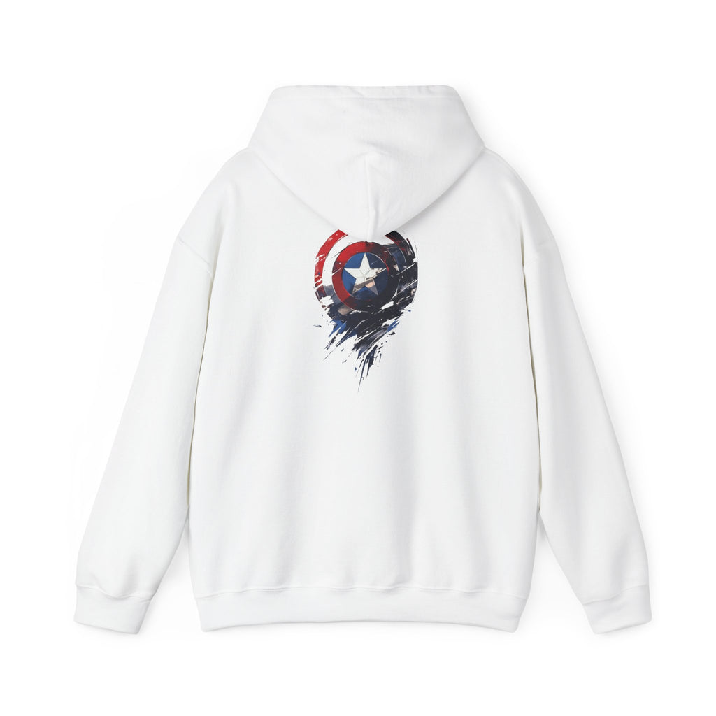 Hooded Sweatshirt - Captain America Design