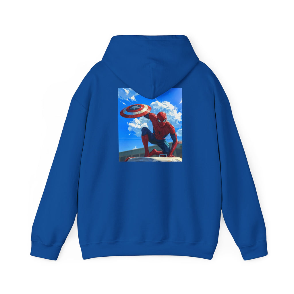 Hooded Sweatshirt - Spiderman Design