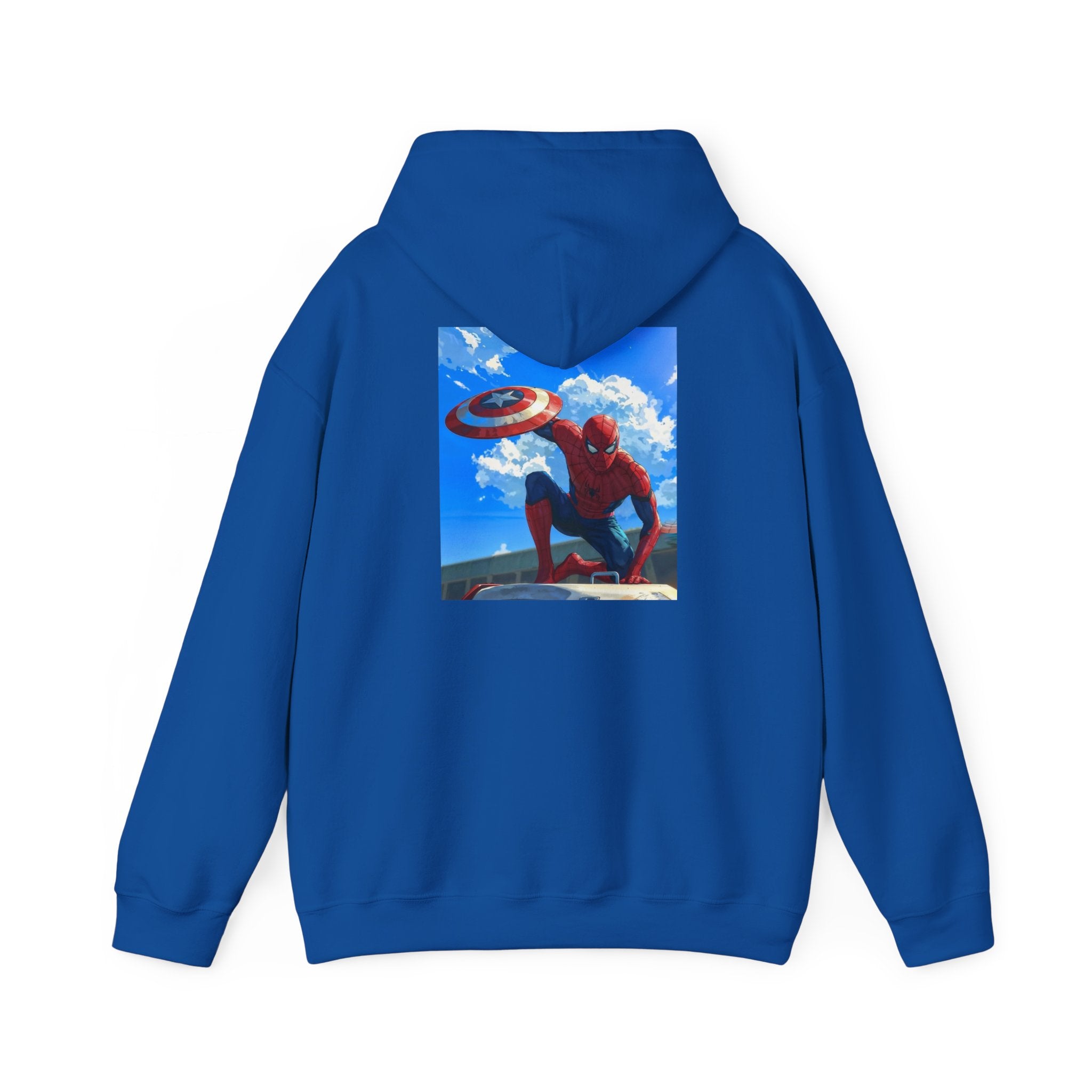 Hooded Sweatshirt - Spiderman Design