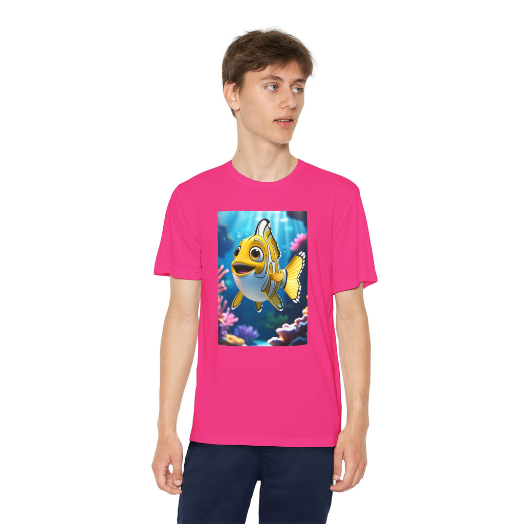 Nemo Fish Ocean Youth T-Shirt - Underwater Kids Tee, Finding Nemo Shirt, Beach Vacation Clothing, Ocean Lover Gift, Fish Theme Top