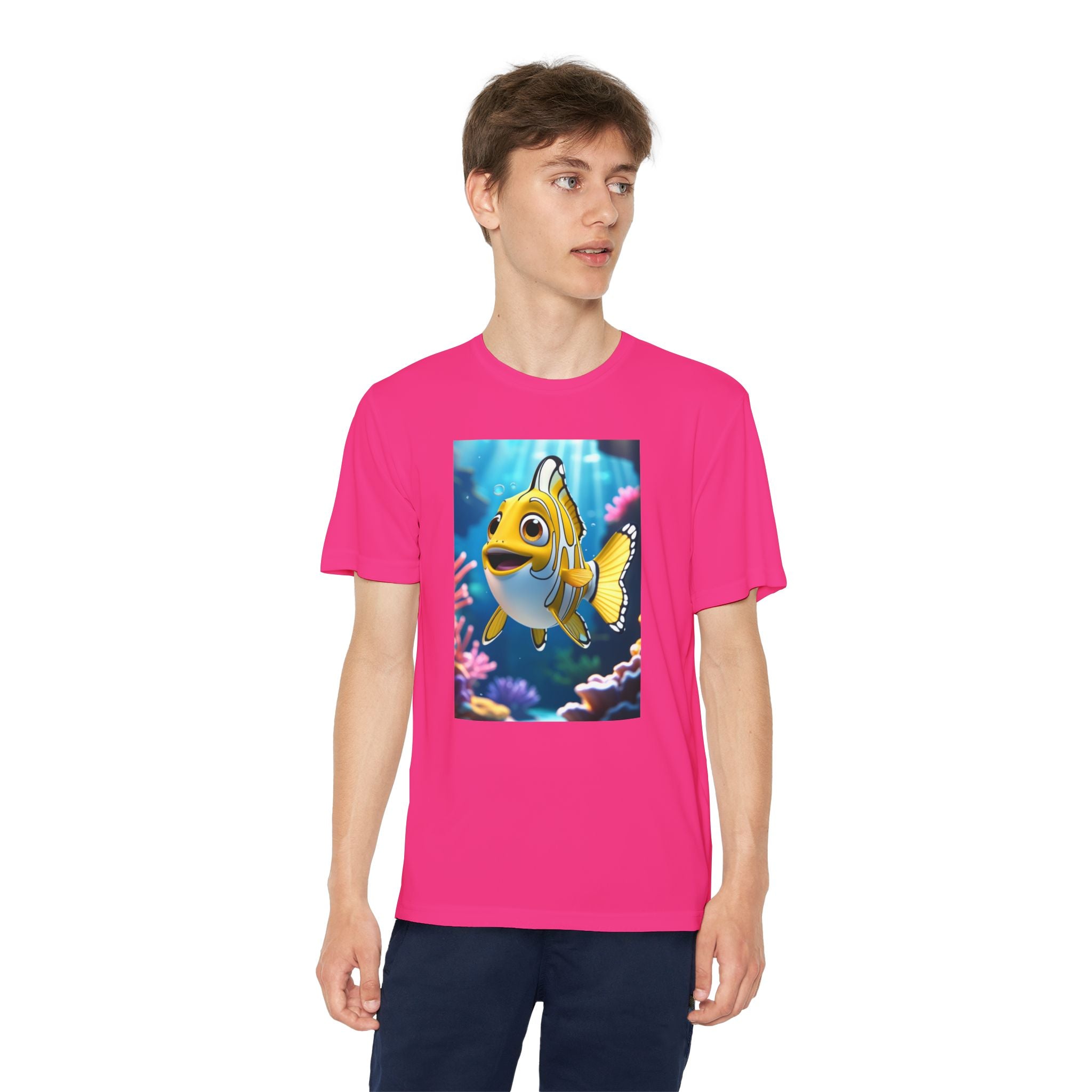 Nemo Fish Ocean Youth T-Shirt - Underwater Kids Tee, Finding Nemo Shirt, Beach Vacation Clothing, Ocean Lover Gift, Fish Theme Top