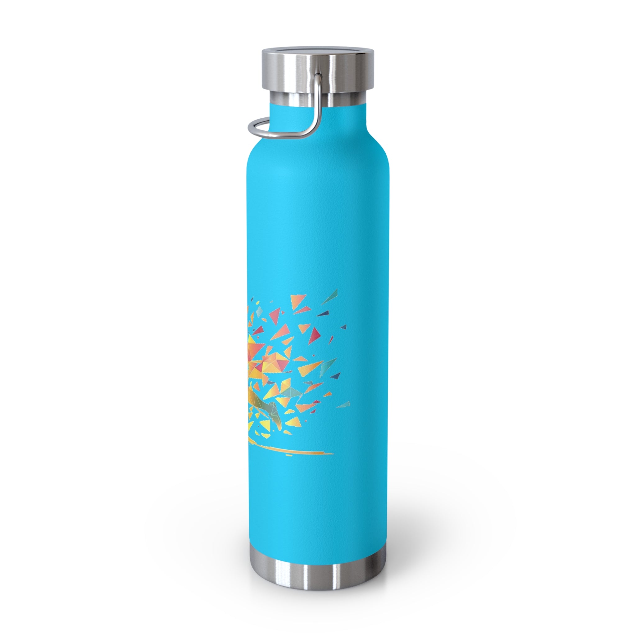 Woman Running Copper Insulated Water Bottle