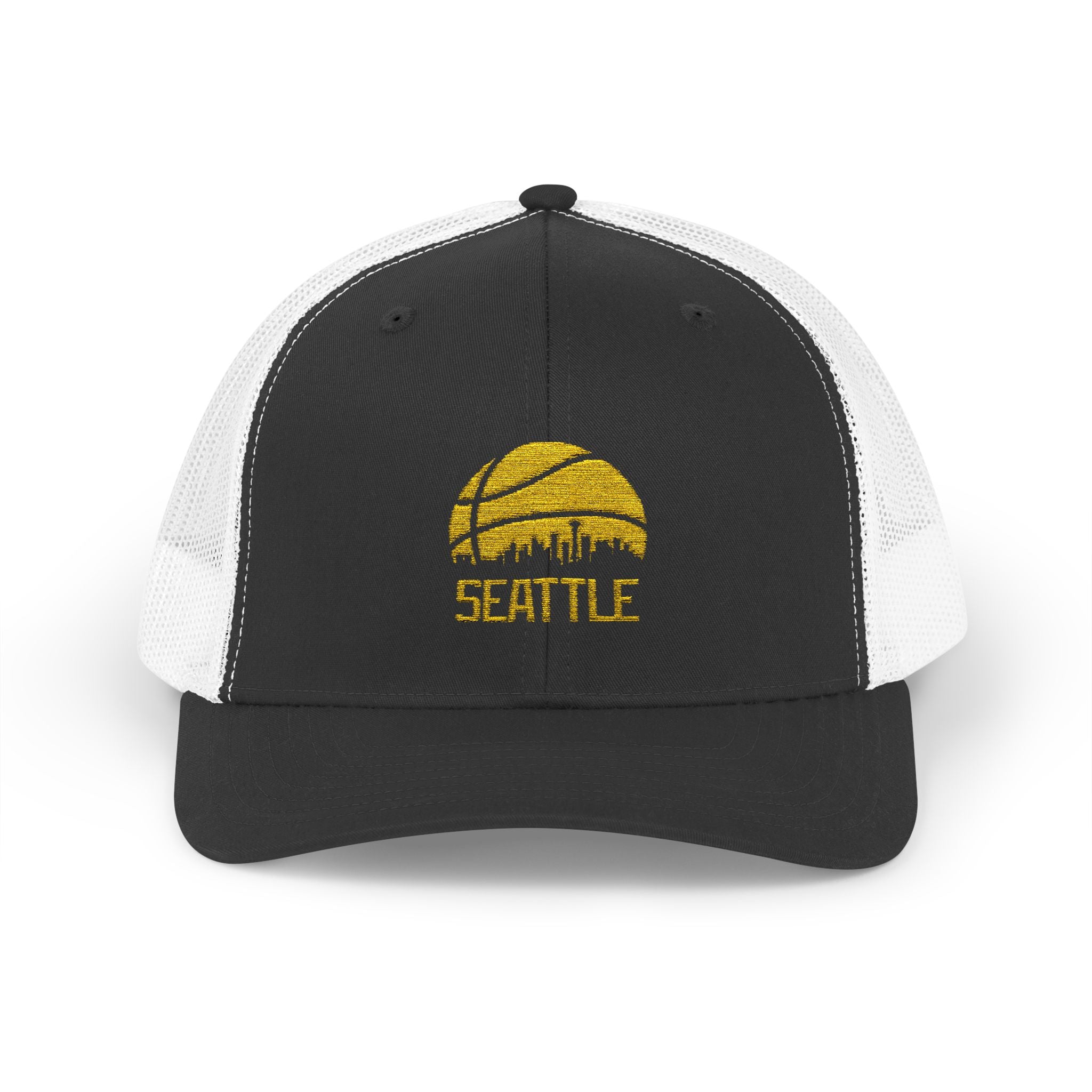 Seattle Supersonics Snapback Trucker Cap with Thin Red Line Design, Ideal for First Responders, Supportive Gifts, Memorials, Everyday Wear