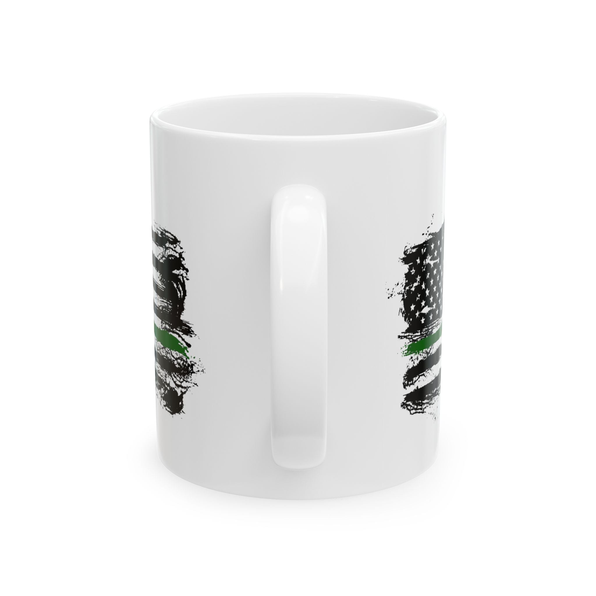 Thin Green Line Flag Patriotic Coffee & Tea Mug
