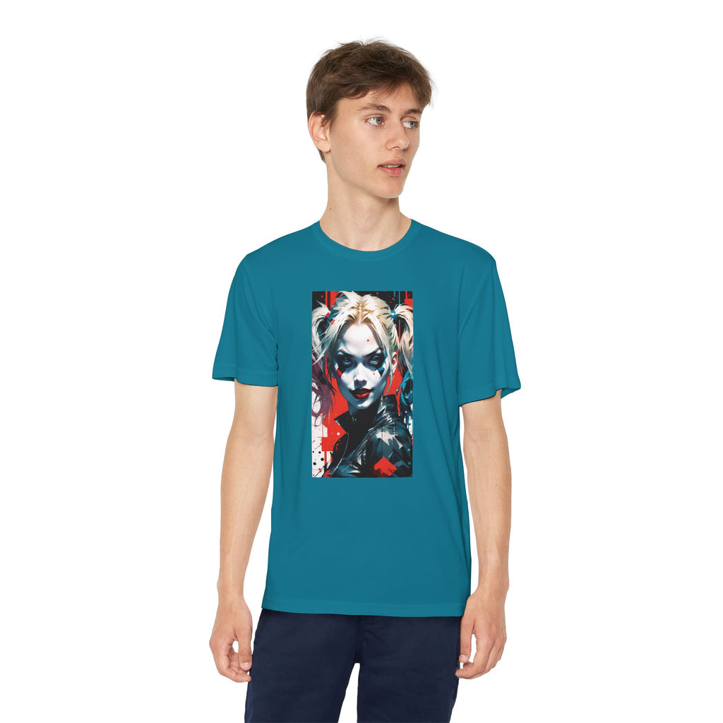 Superhero Youth T-Shirt Sports Graphic Tee, Cool Athletic Shirt for Kids