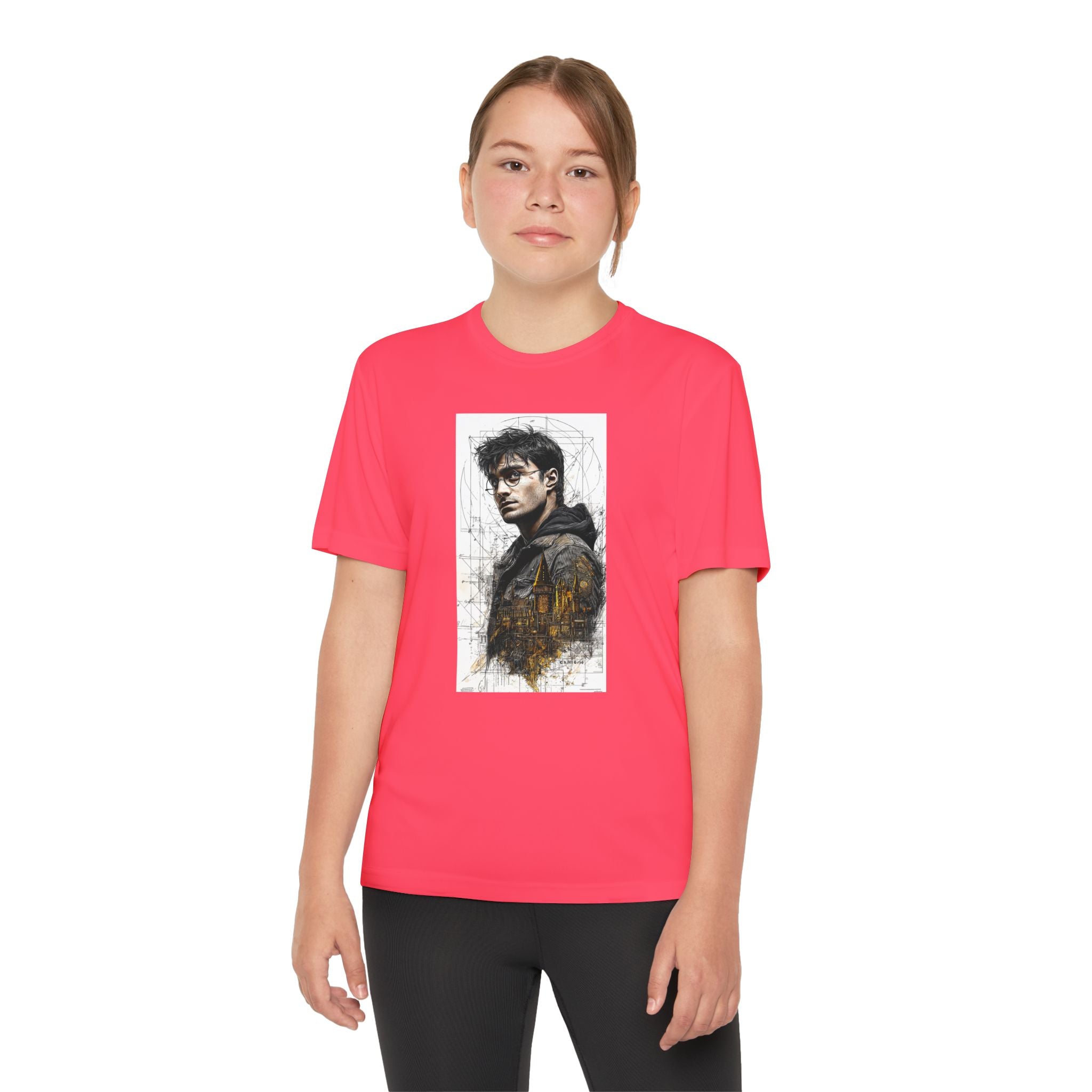 Youth Competitor Tee - Harry Potter, Wizard School Shirt, Magical Kids Top, Hogwarts Fan Gift, Sorcerer's Stone T-Shirt