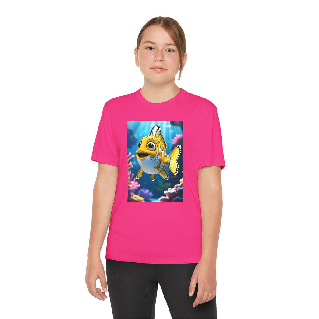 Nemo Fish Ocean Youth T-Shirt - Underwater Kids Tee, Finding Nemo Shirt, Beach Vacation Clothing, Ocean Lover Gift, Fish Theme Top