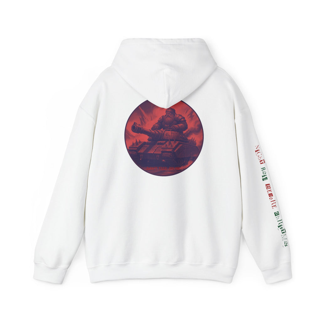 Santa Claus On A Tank Christmas Patriotic Hoodie Rebel Spirit Unisex Hoodie