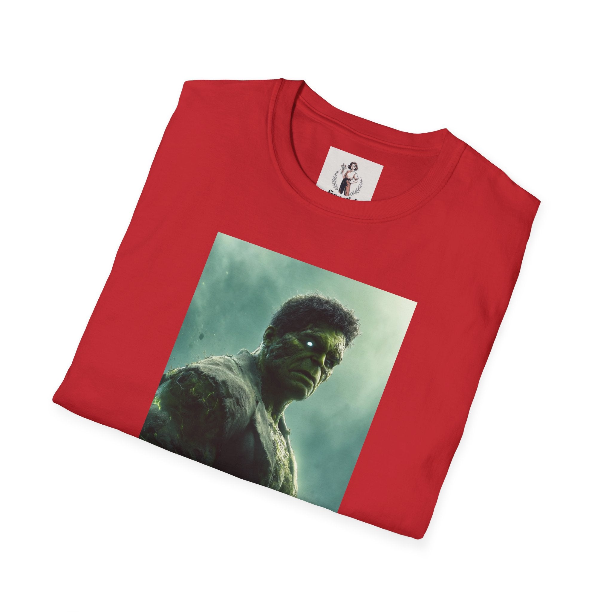 The Incredible Hulk Superhero Marvel Unisex Softstyle T-Shirt, Comic Book Tee, Geeky Clothing, Cosplay Costume Top