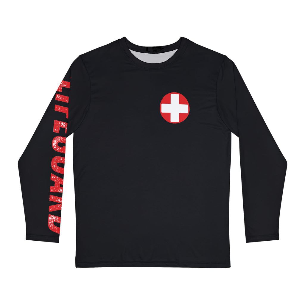 Lifeguard Long Sleeve Shirt, Beachwear, Summer Essentials, Swim Team Apparel, Gift for Lifeguards, Ocean Lover's Gear