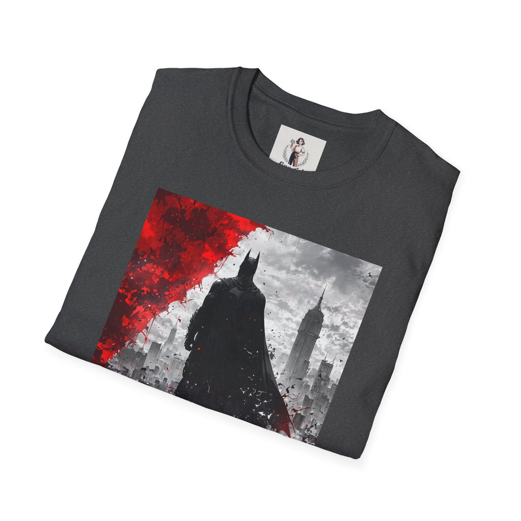 Batman Marvel Unisex Softstyle T-Shirt, Comic Book Tee, Geeky Clothing, Cosplay Costume Top
