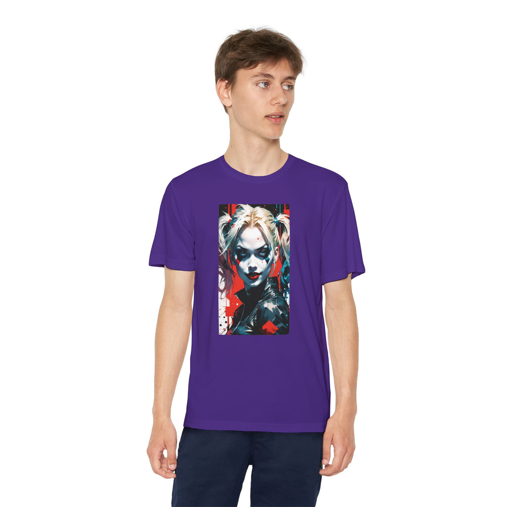 Superhero Youth T-Shirt Sports Graphic Tee, Cool Athletic Shirt for Kids