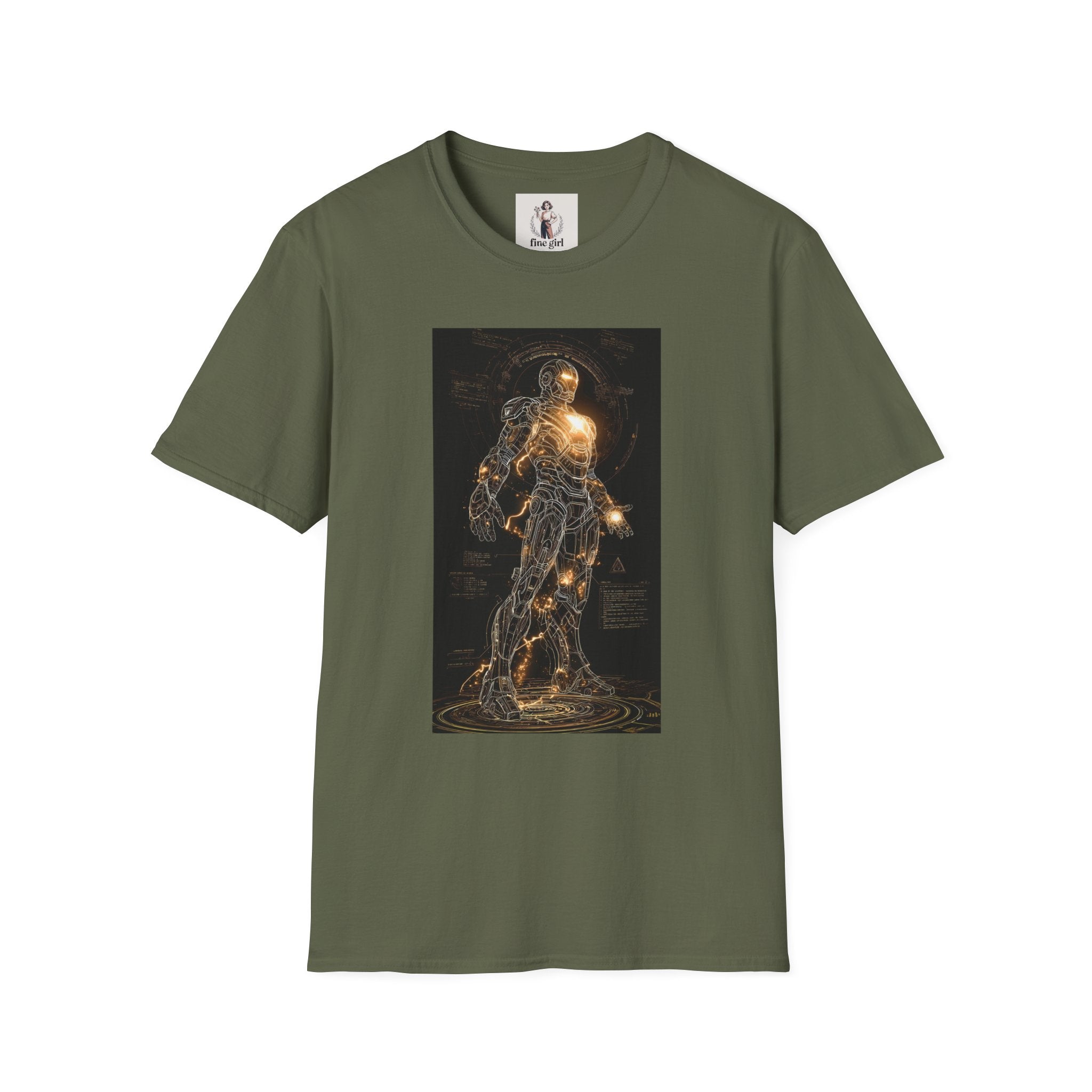 Ironman Superhero Marvel Unisex Softstyle T-Shirt, Comic Book Tee, Geeky Clothing, Cosplay Costume Top