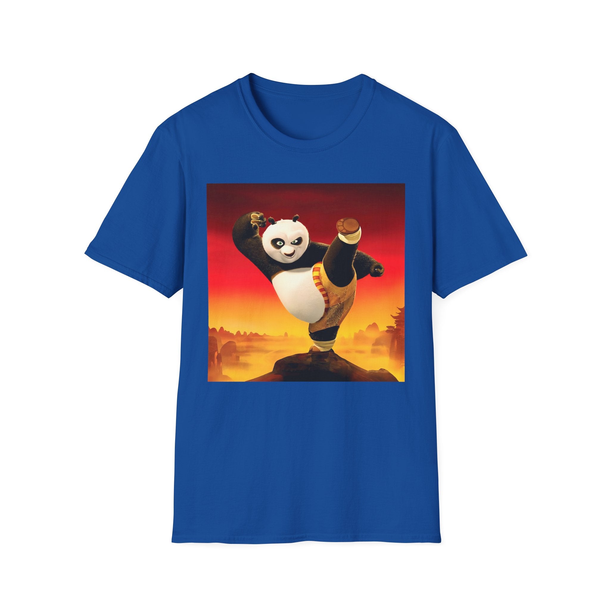 Kung Fu Panda Unisex Softstyle T-Shirt, DreamWorks Animation Youth Competitor Tee, Graphic Tee, Movie Fan Gift, Cult Classic Shirt, Comfy