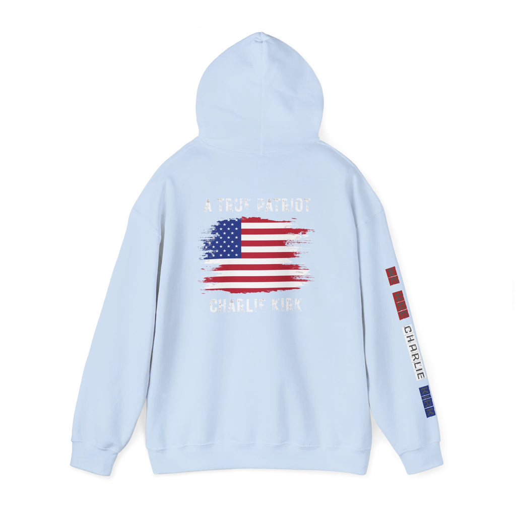 Charlie kirk Patriotic Hoodie Rebel Spirit Unisex Hoodie