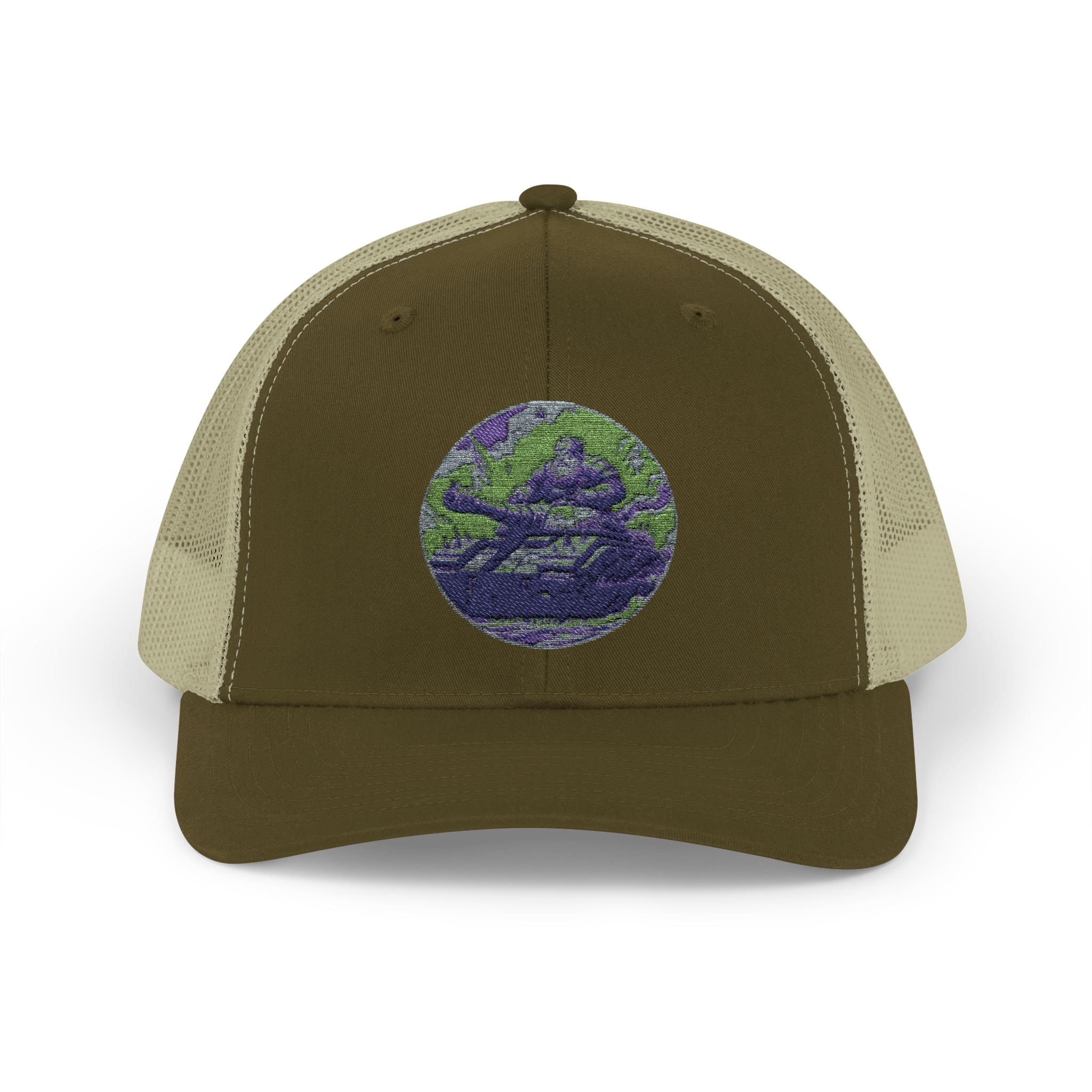 Santa Claus On A Tank Christmas Patriotic, Trucker Cap, Patriotic hat, Truckers Hat, Patriotic Accessories