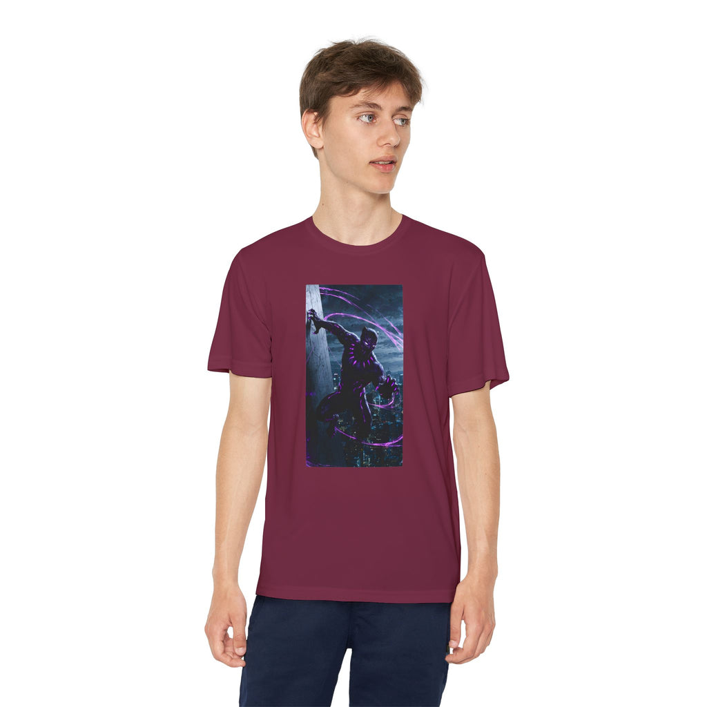 The Black Panther Superhero Marvel Patriotic, Kids Graphic T-Shirt, Boys Hero Top, Girls Comic Book Clothing, Birthday